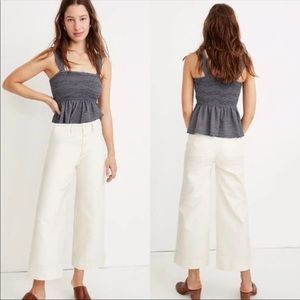 Madewell | Tall Emmett Wide-Leg Crop Pants